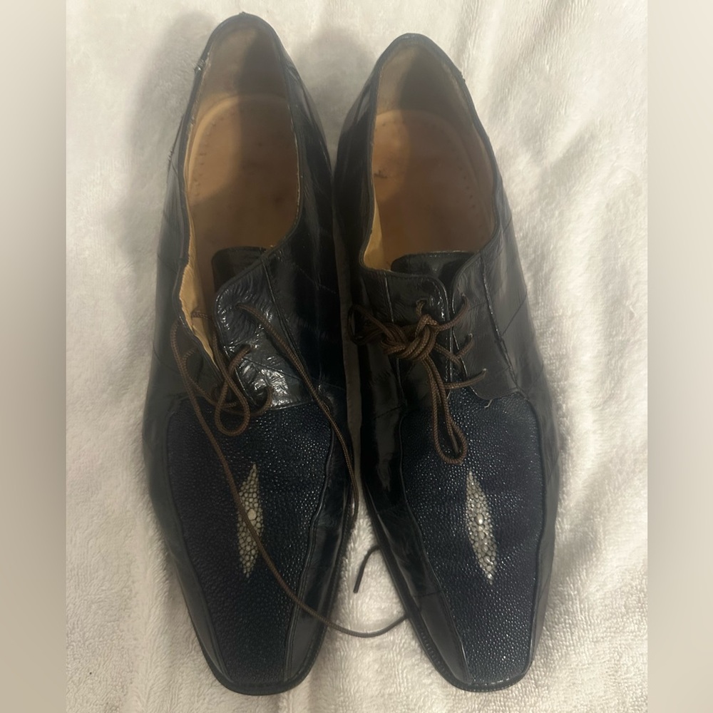 Belvedere genuine stingray and eel size 10